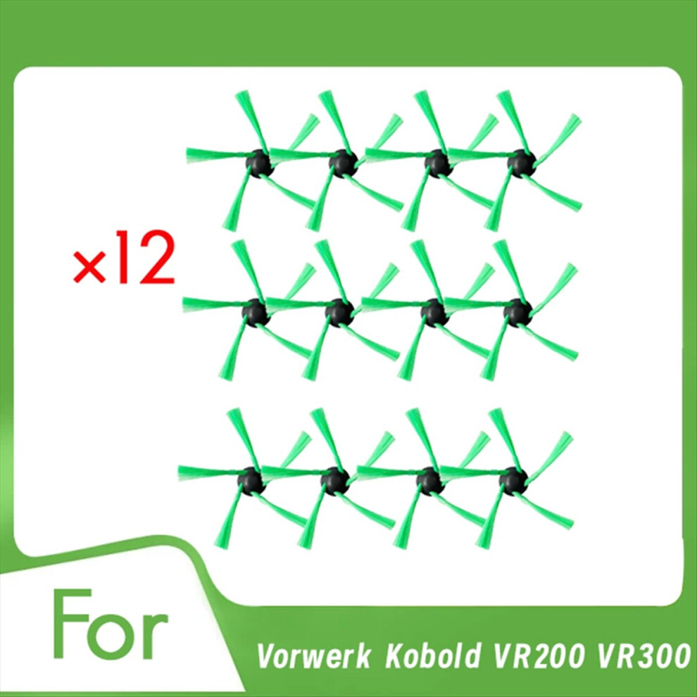 12 Pcs Side Brush For Kobold Vr200 Vr300 Vacuum Cleaner 4711853366866