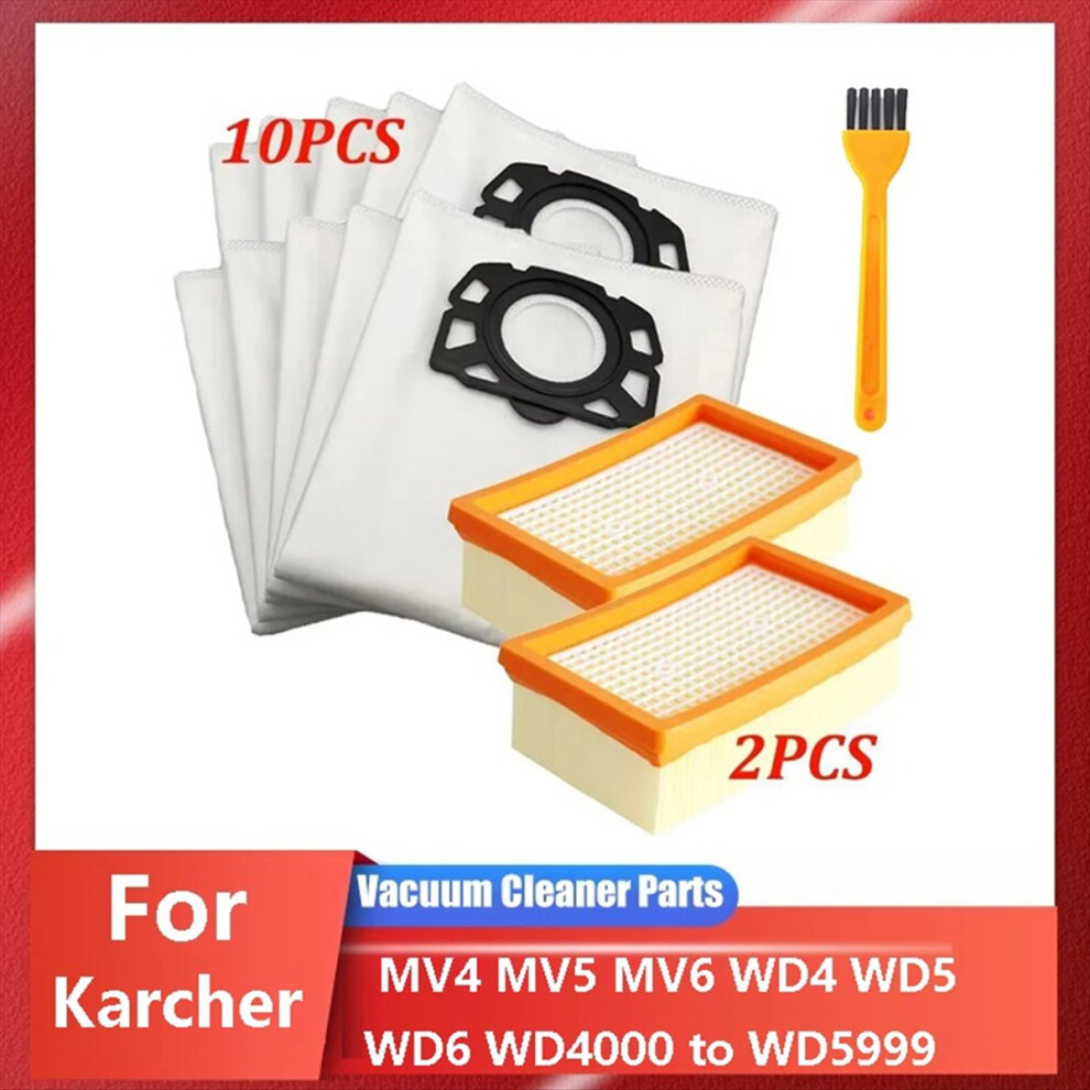 Vacuum Cleaner 2.863-005.0 Hepa Filter Dust Bag Replacement Parts 4711853366897