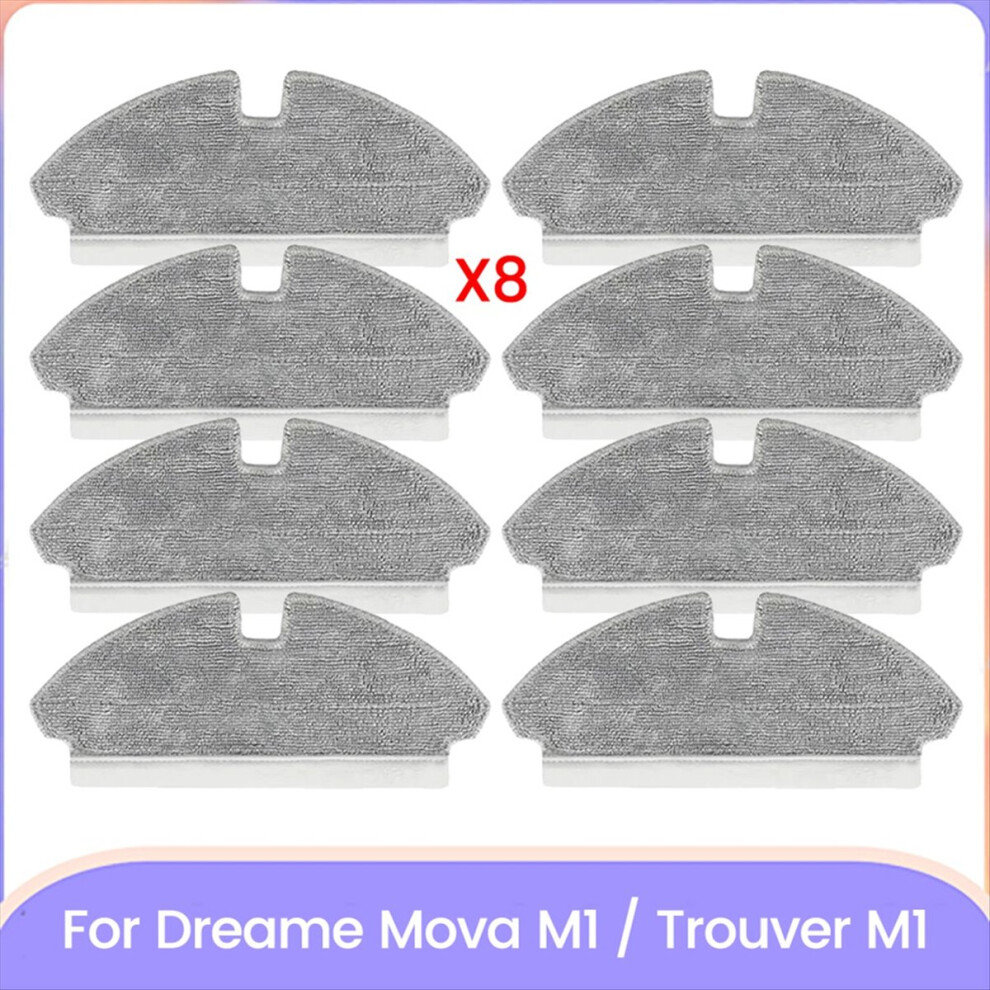 Mop Cloth For M1/Trouver M1 Vacuum Cleaner Parts 8Pcs 4711853367375