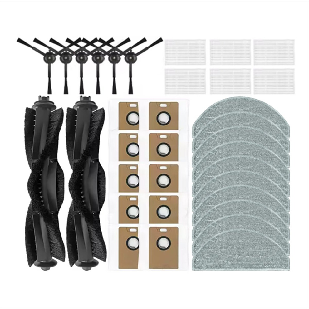 34Pcs For Spare Parts Vacuum Brush Mop Cloth Filter Dust Bag 4711853372898