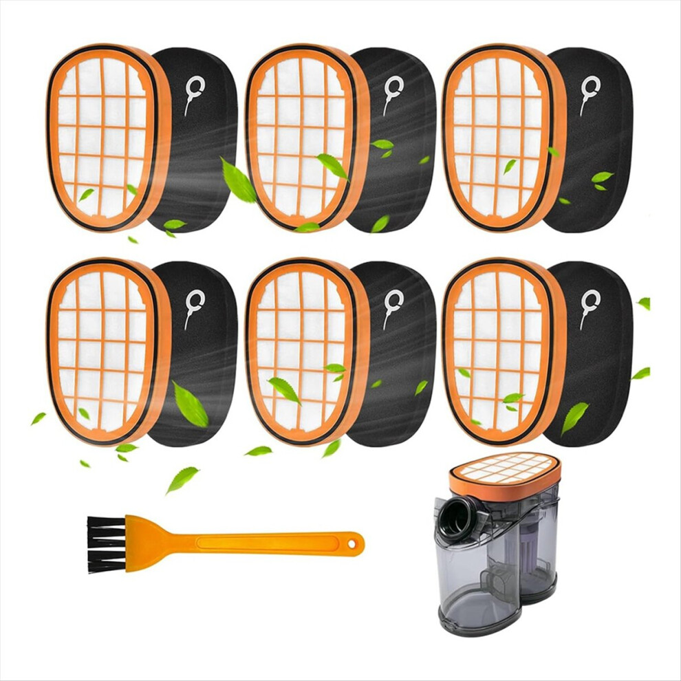 6 Filters For Speedpro Max Aqua Battery Vacuum Cleaner 4713986198451
