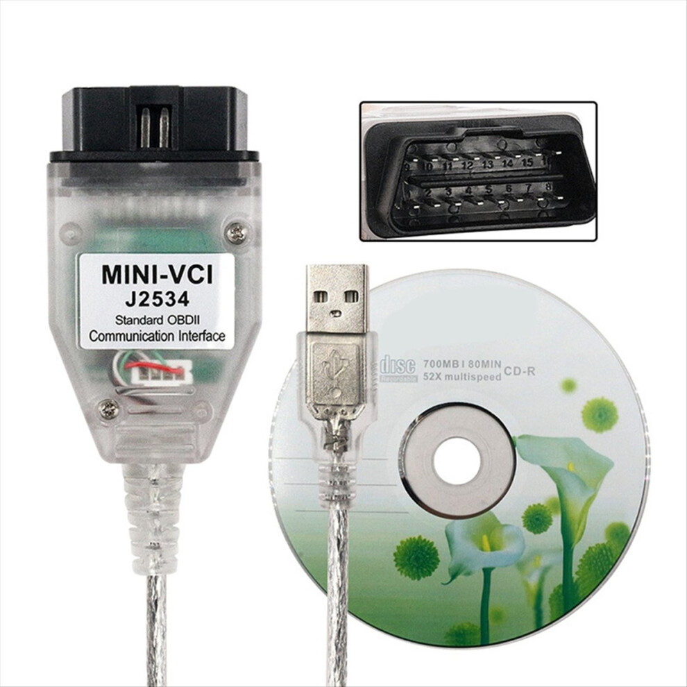 Mini Vci For Tis Techstream V18.00.008 Car Diagnostic Cable 4711891603732