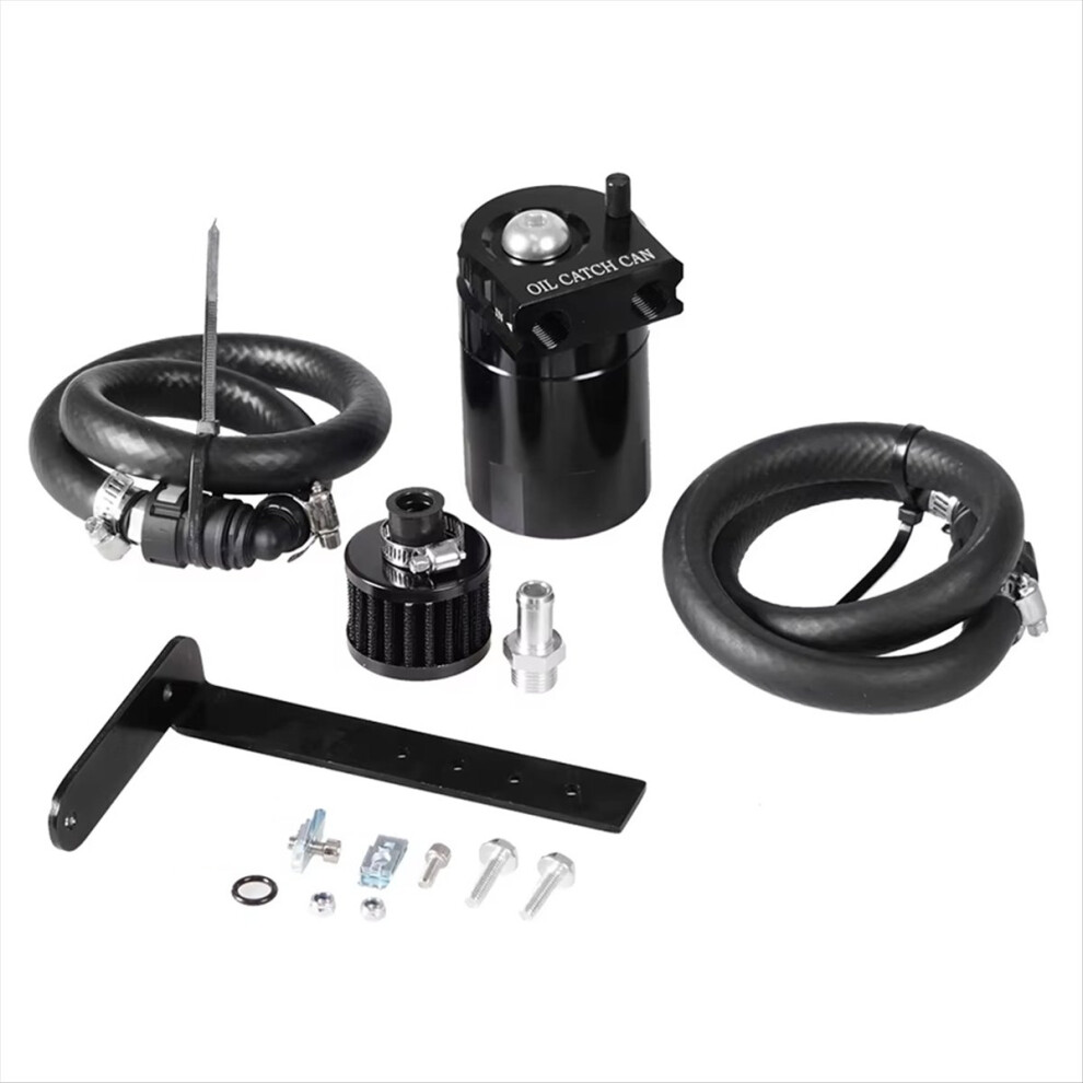 Baffled Oil Catch Can Kit Passenger Side Oil Separator Reservoir Tank 4711891605774