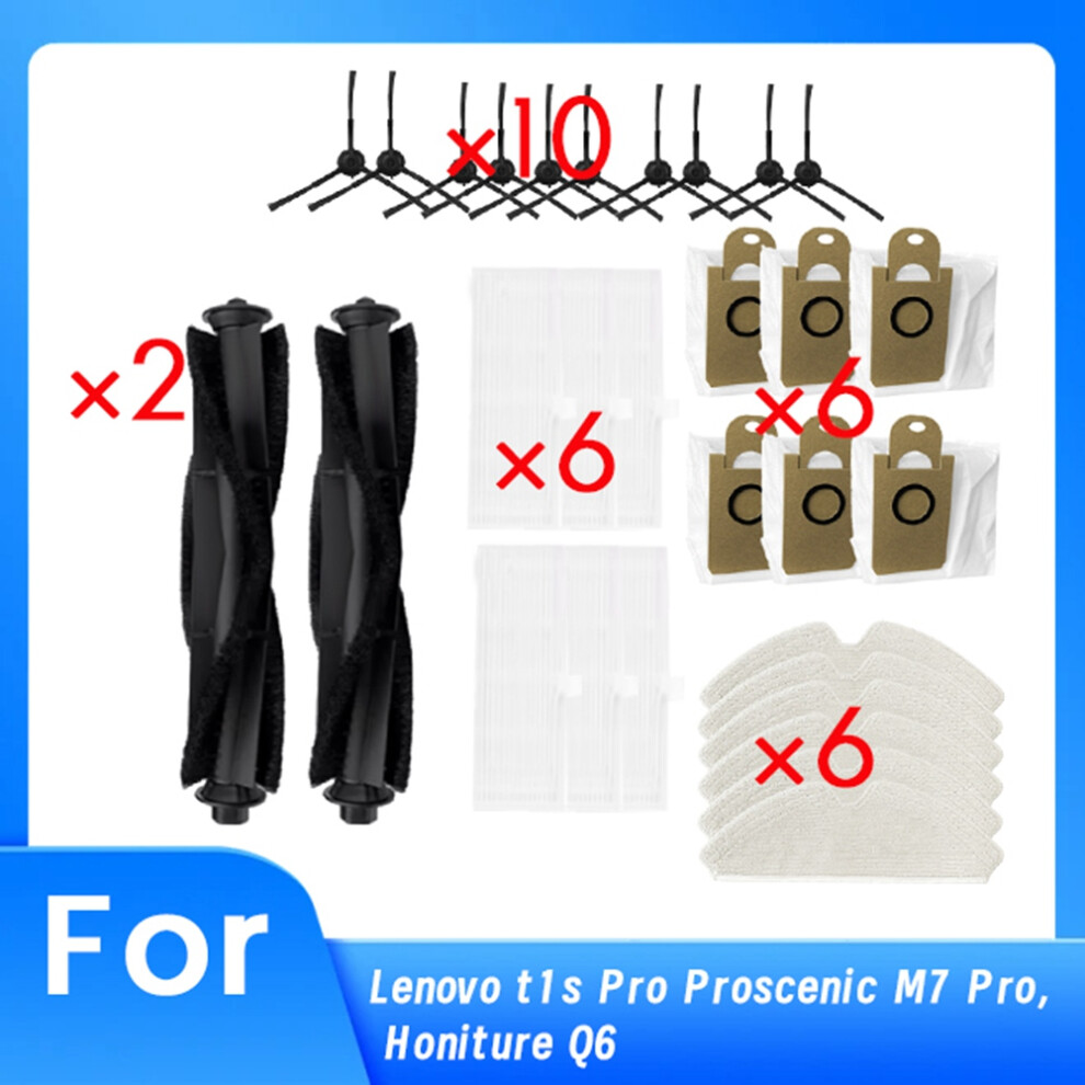 30 Pcs For T1s Pro/ M7 Pro Vacuum Cleaner Accessories 4711891610112