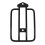 Motorcycle Rack Backrest Rear for - (Black) 7
