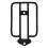 Motorcycle Rack Backrest Rear for - (Black) 8