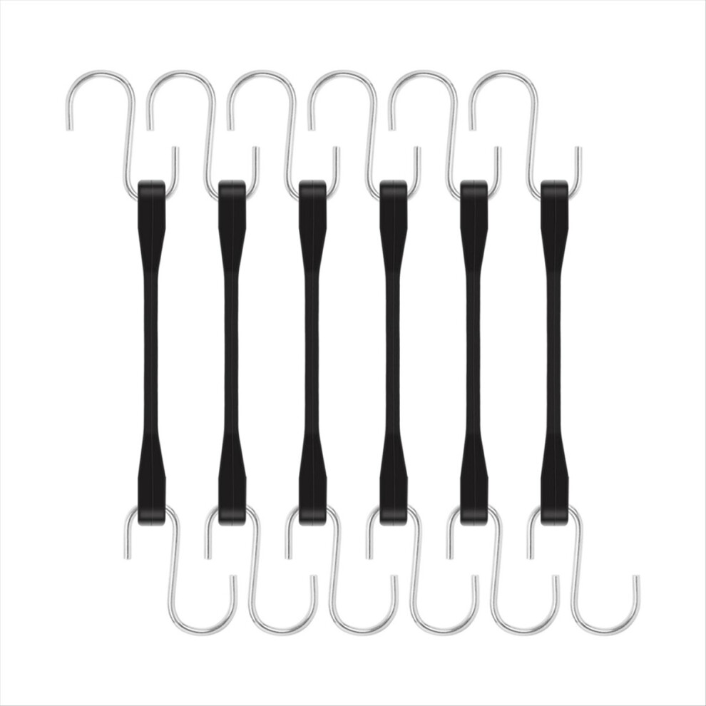 Rubber Cords With Hooks 6 Inch,Rubber Bungee Cords Heavy Duty 4711891612932