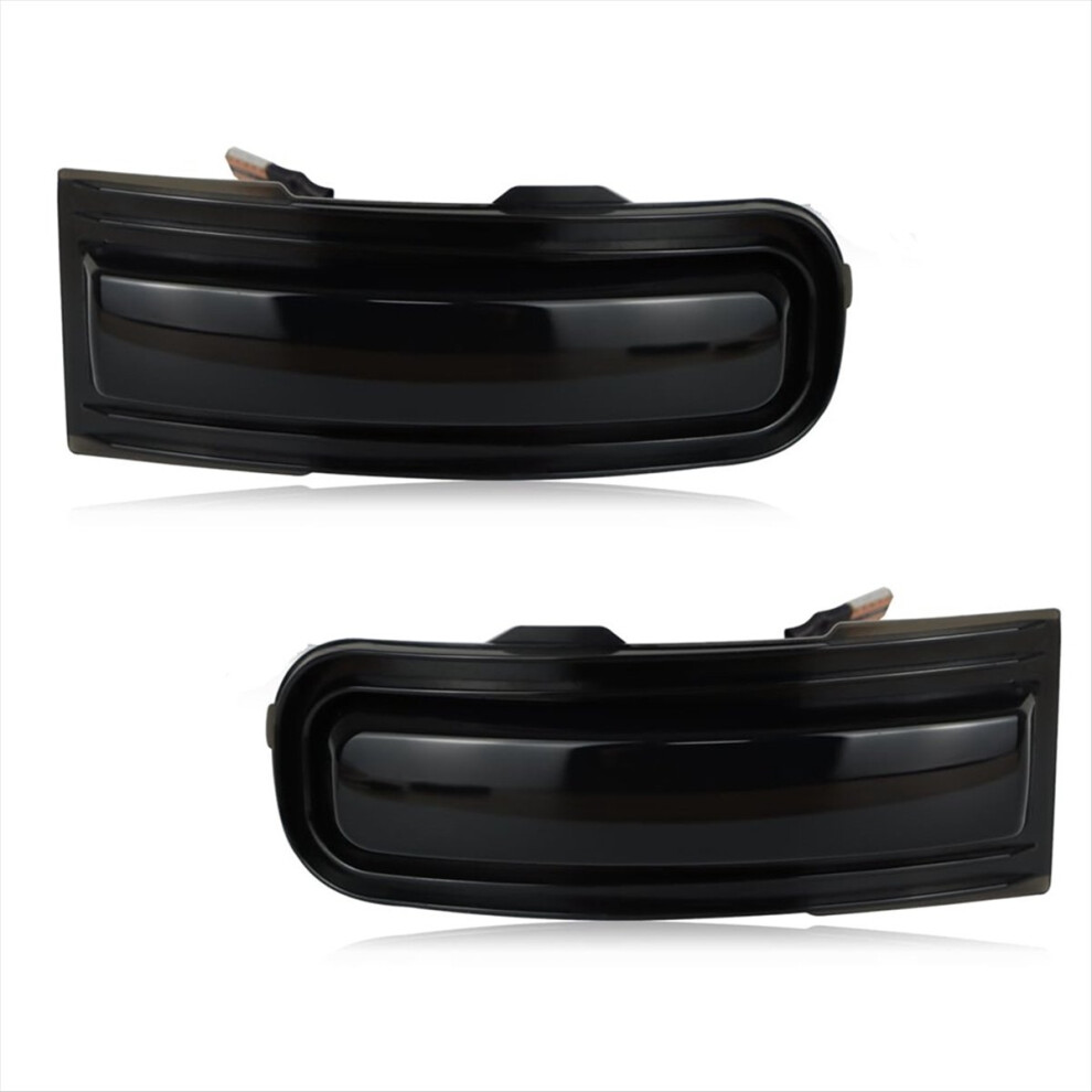 Smoked Lens Sequential Led Side Mirror Marker Lights Amber 4711891618897