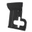 Black Engine Hood Lock Protection Cover Trim for 11