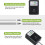 Soil Meter Moisture Light and PH Tester Black 11