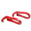 For 2015-2019 Front Bumper Towing Hooks Red 8