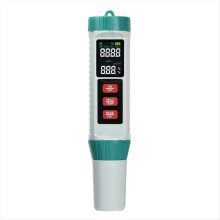 Digital Chlorine Meter PH Tester 5 in 1 PH/EC/TDS/SALT/TEMP Tester