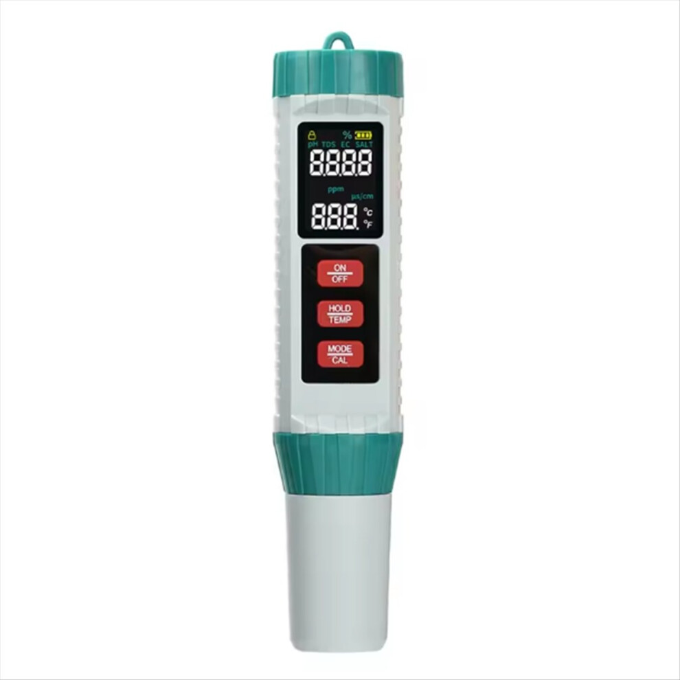 Digital Chlorine Meter Ph Tester 5 In 1 Ph/Ec/Tds/Salt/Temp Tester 4711891695744