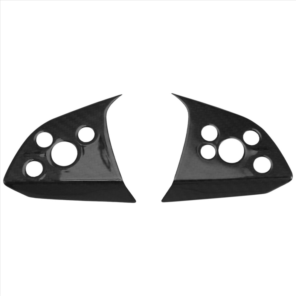 Car Steering Wheel Scroll Knob Trim Sticker Carbon Fiber For 4711891697786