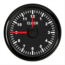 0-12 Stunden Meter 2 Zoll 52mm Uhr Messgeräte für Auto Yacht RV 9-32V C