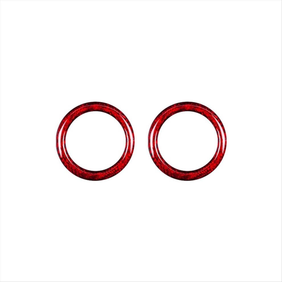 Real Hard Carbon Fiber Car Shift Panel Ring Sticker For Red 4711891646081