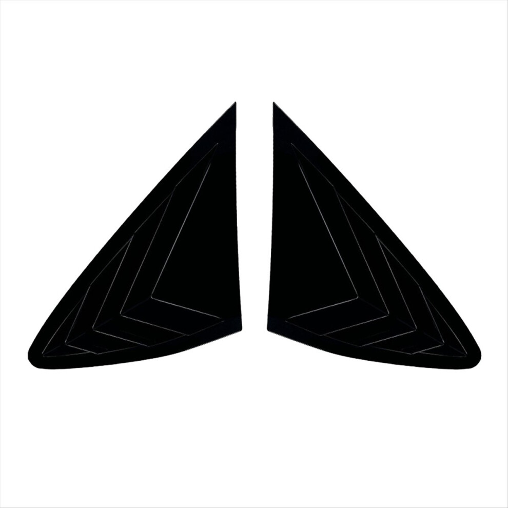 Car Rear Louvers Shutters Blinds Cover Trim Glossy Black 4711891680795