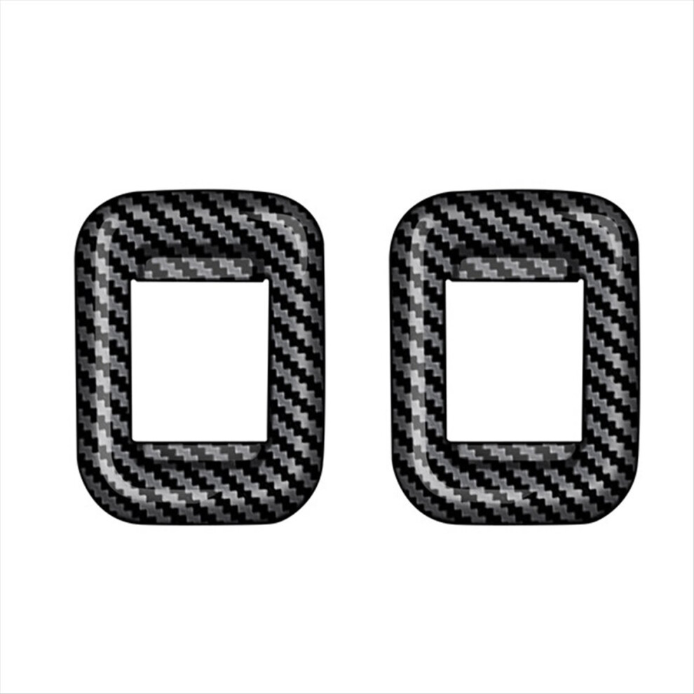 Car Window Lift Switch Trim Sticker For Carbon Fiber Pattern 4711891666171