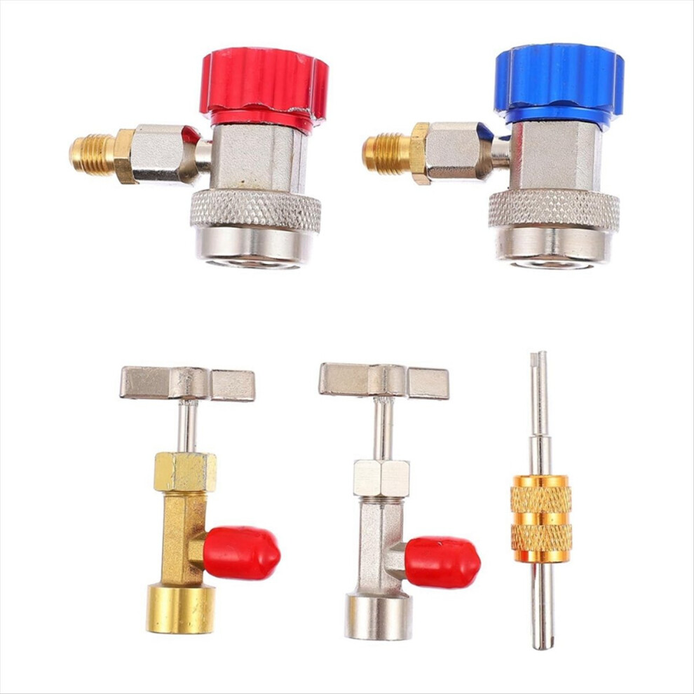 Automotive R134a Refrigerant Charging Kit With Tank Tap Valve 4711891653881