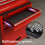 AREBOS AREBOS 9-Drawer Combo Tool Cabinet Garage Tool Chest with Wheels Workshop Tool Storage Lockable Red 3
