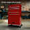 AREBOS AREBOS 9-Drawer Combo Tool Cabinet Garage Tool Chest with Wheels Workshop Tool Storage Lockable Red 5