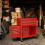 AREBOS AREBOS 9-Drawer Combo Tool Cabinet Garage Tool Chest with Wheels Workshop Tool Storage Lockable Red 12