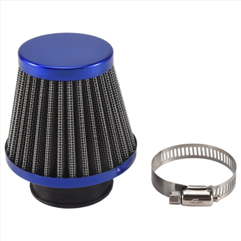 38Mm Air Filter Intake Induction Kit For Off-Road Motorcycle Blue 4711902501088
