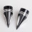 Black Front Axle Nut Covers Caps Kit for Touring Road 10