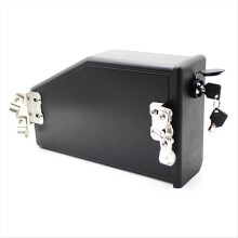 Motorcycle Storage Box Toolbox with Side Bracket with Keys for