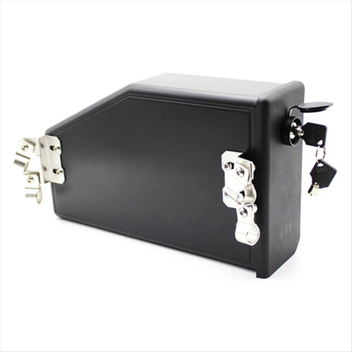 Motorcycle Storage Box Toolbox with Side Bracket with Keys for
