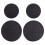 Motorcycle Frame Hole Cover Caps Plug Frame Cap Set for 8