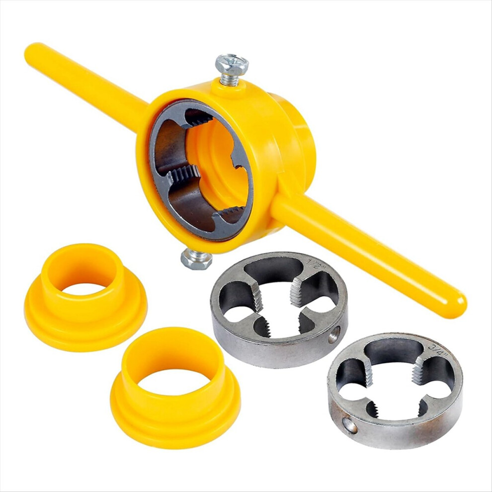 6Pcs Pvc Thread Maker Tool, Reusable Pvc Pipe Threader Plumbing 4711902518307