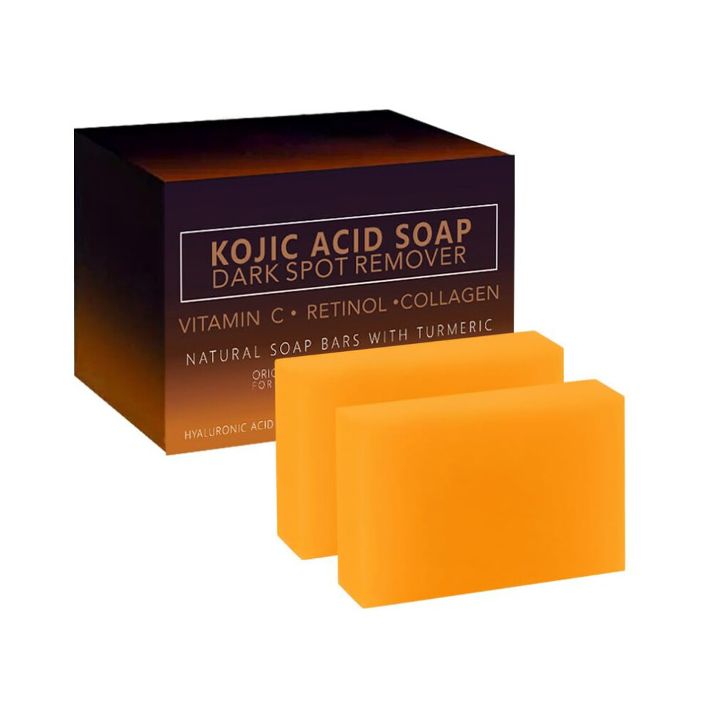 Turmeric Tricarboxylic Acid Soap 2 X 100G Whitening Soap For Mild Face And Body Moisturiser Type 3 Pore Shrinking