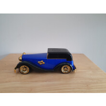 (Blue) Bluetooth Vintage Classic Music Car Shaped Speaker