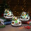 Sparkling Musical Christmas Train Ornament for a-Elderly style 7