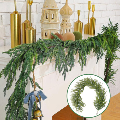 Artificial Pines Needle Vine Hanging Plant for-1.8 meters 2