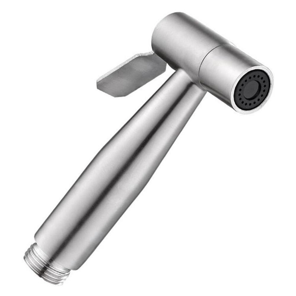 Handheld Bidet Sprayer Set 304 Stainless Steel Silver Self-Cleaning Toilet Bidet Faucet Sprayer Shower Nozzle 9016109592309