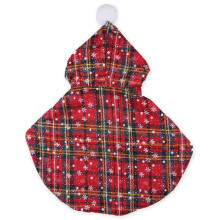 Medium Dogs Christmas Costume Pet Party Hoodie Cloak Holiday-S