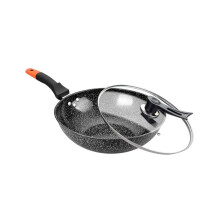 Pot Wok Pan Maifan Stone 32cm Non-Induction Compatible Gas Stove Iron Cooking Pot Kitchen Pot
