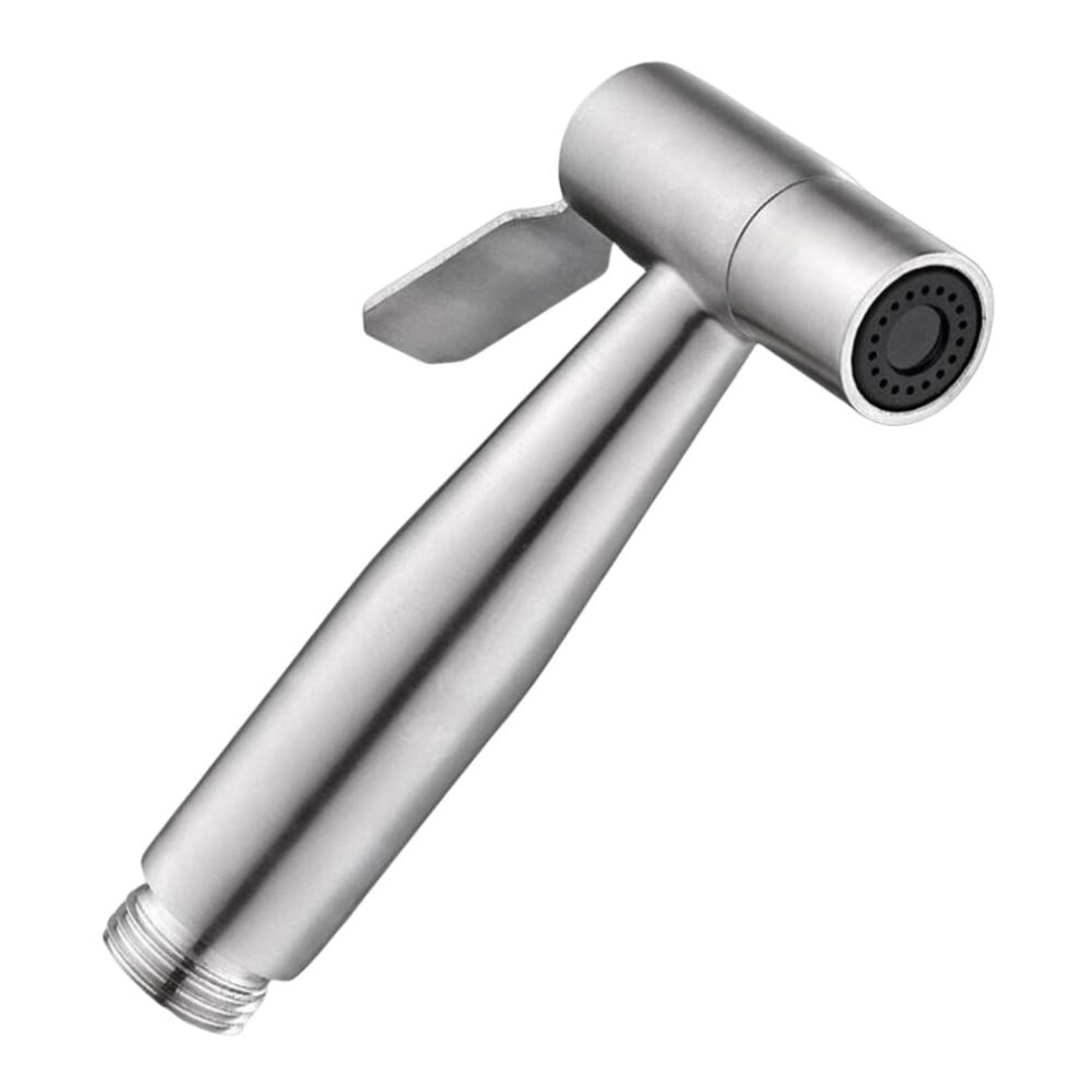 Handheld Bidet Sprayer Set 304 Stainless Steel Silver Self Cleaning Toilet Bidet Faucet Sprayer Shower Nozzle 9016109592330