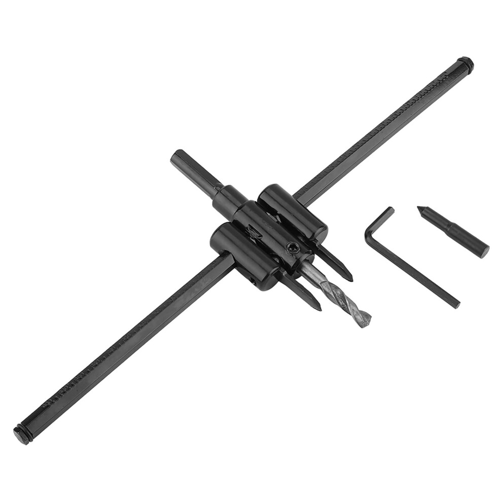 Adjustable Black Circle Hole Saw Drill Bit Set Woodworking Tool For Wood Plastic Gypsum Board Variable Size Hole Saw Kit 9393856563548