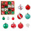 Ensemble de boules de décoration pour arbre de noël, 42-MJG022 1