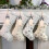 Bas de noël en fourrure, 4 pièces,-Marquage à chaud de Noël 3