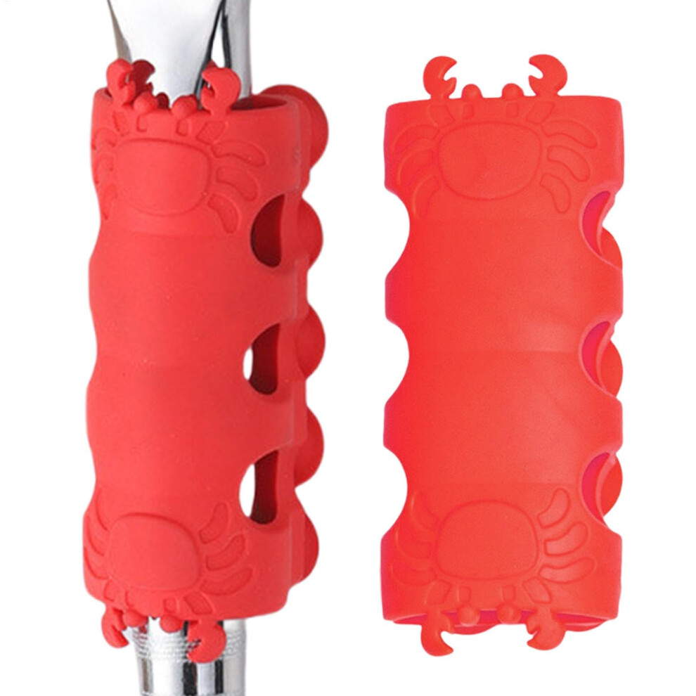 Shower Head Suction Cup Holder Silicone Shower Wand Bracket Handheld Shower Head Red 9084446566406
