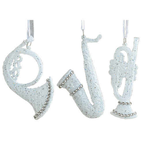 Pendentif de noël en plastique en forme d'instrument de-UN 1
