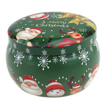 Christmas Cookie Tins Candy Tinplate Retro Tins Candle Tin-7