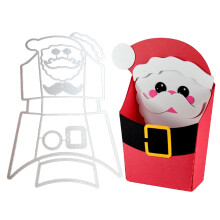 Christmas Box Metal Cutting Dies Stencils for DIY-MH704