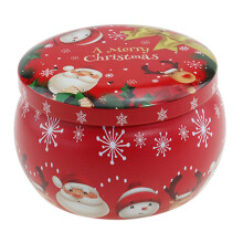 Christmas Cookie Tins Candy Tinplate Retro Tins Candle Tin-6