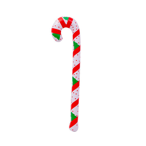 Inflatable Santa Claus Walking Stick Handheld Foil Candy-90CM