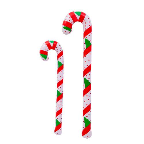 Inflatable Santa Claus Walking Stick Handheld Foil Candy-90CM 2